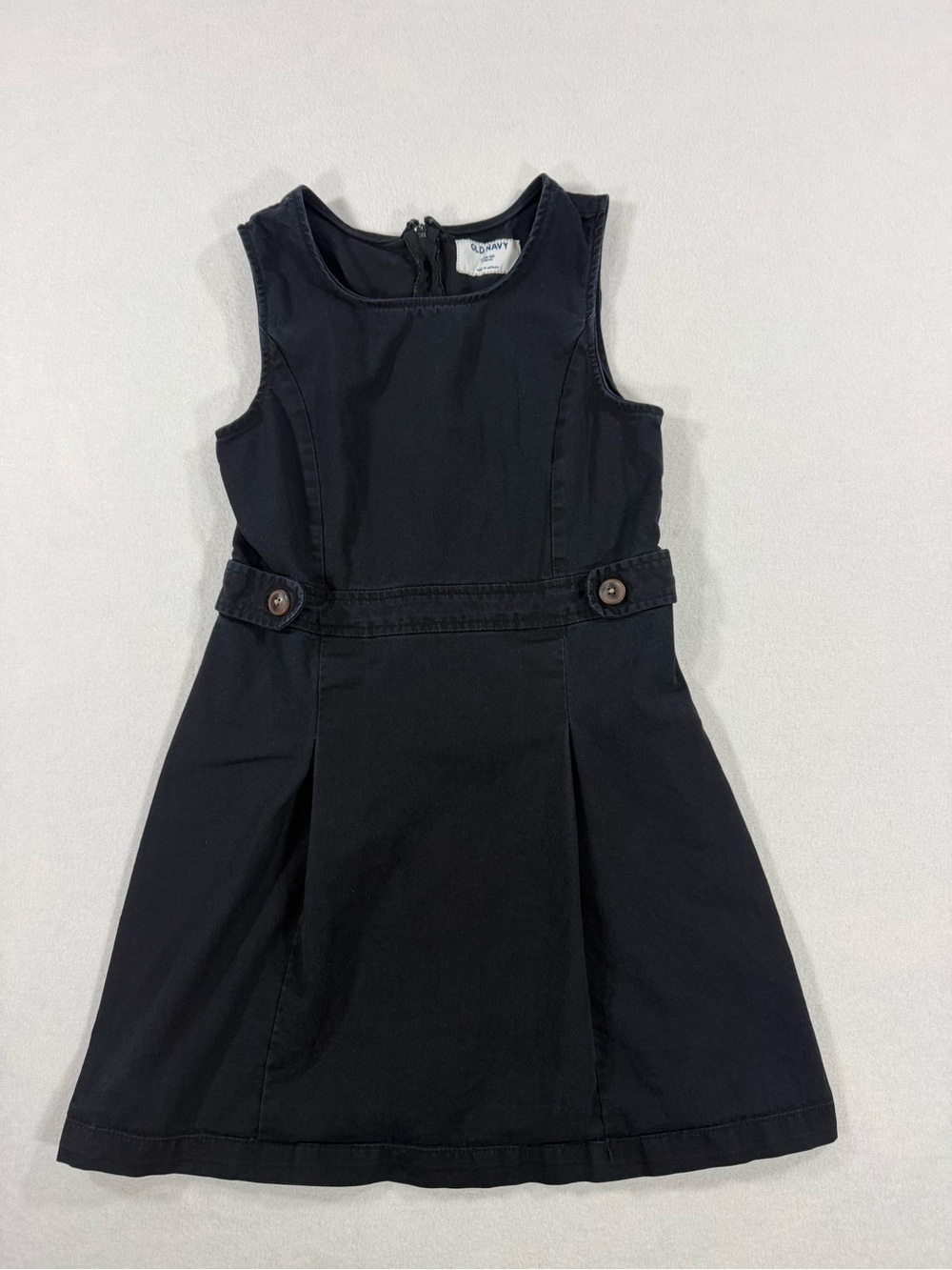 Old Navy Girls' Black Sleeveless School Uniform Dress for Girls Size Large 10/12
